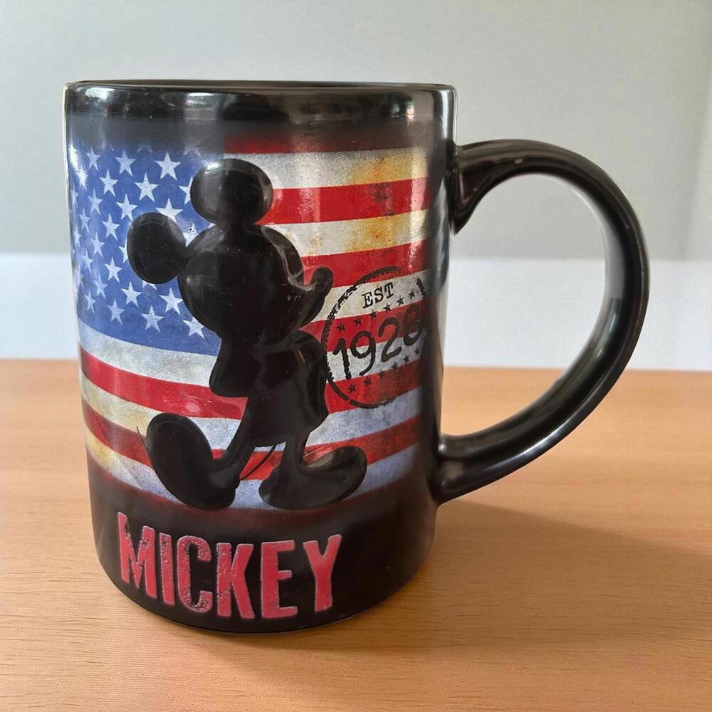 Disney Mickey Mouse Mug with American Flag Design